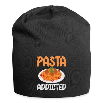 Pasta Lover Gifts - Jersey-Beanie - Schwarz - Vorne