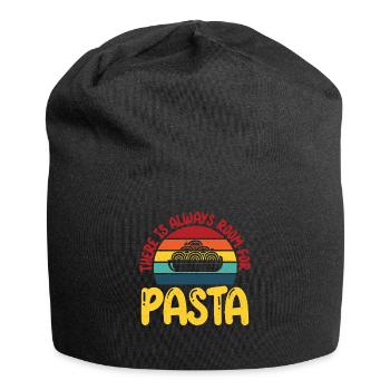 Pasta Lover Gifts - Jersey-Beanie - Schwarz - Vorne