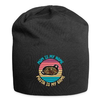 Pasta Lover Gifts - Jersey-Beanie - Schwarz - Vorne