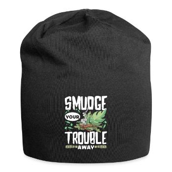 Purification spirituelle de plumes de sauge - Bonnet en jersey - noir - Devant