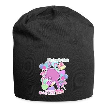 Hobby horse- hobby horse- hobby horsing - Jersey Beanie - black - Front