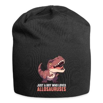 Allosaurier Allosaurus - Jersey-Beanie - Schwarz - Vorne