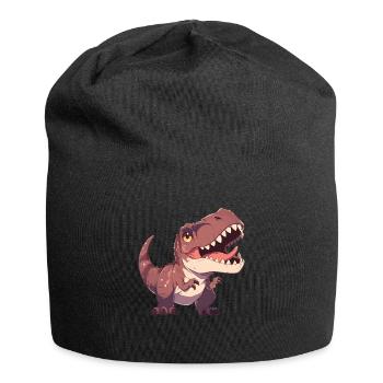 Allosaurier Allosaurus - Jersey-Beanie - Schwarz - Vorne
