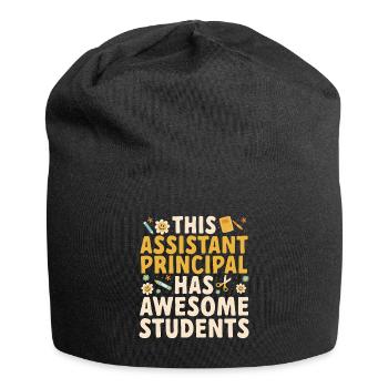 Deputy Principal - Jersey Beanie - black - Front