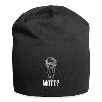 Électricien : WATT ? Humour et savoir-faire combinés - Bonnet en jersey - noir - Devant