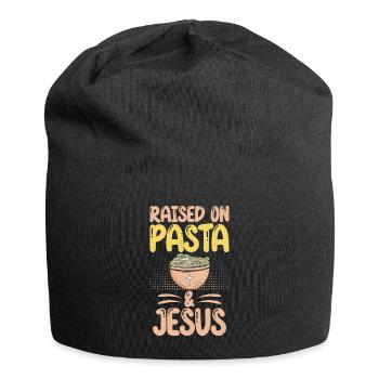 Pasta Lover Gifts - Jersey Beanie - black - Front