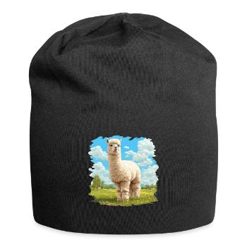 Alpaga Alpagas Alpaga - Bonnet en jersey - noir - Devant