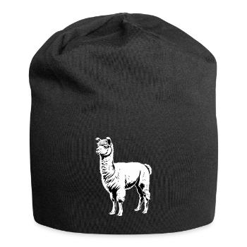 Alpaga Alpagas Alpaga - Bonnet en jersey - noir - Devant