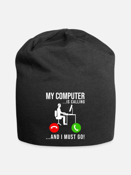 Programmierer Entwickler Programmierer Programmieren IT Computer - Jersey-Beanie - Schwarz