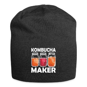Kombucha Maker Kombucha Tee liebhaber - Jersey-Beanie - Anthrazit - Vorne
