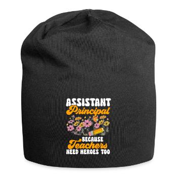 Deputy Principal - Jersey Beanie - black - Front