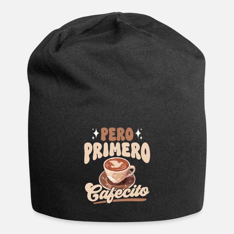 Café espagnol Cafecito - Bonnet en jersey - noir