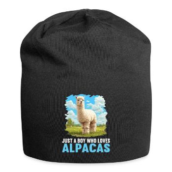 Alpaga Alpagas Alpaga - Bonnet en jersey - noir - Devant
