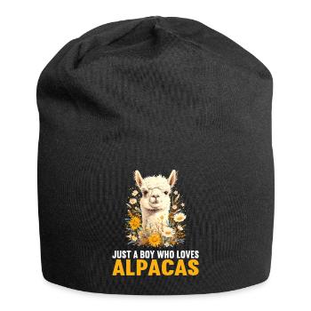 Alpaga Alpagas Alpaga - Bonnet en jersey - noir - Devant