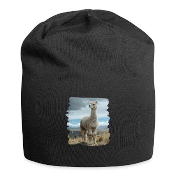 Alpaga Alpagas Alpaga - Bonnet en jersey - noir - Devant