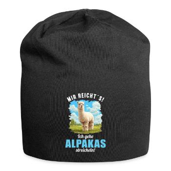 Alpaga Alpagas Alpaga - Bonnet en jersey - noir - Devant