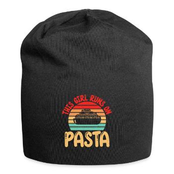 Cadeaux pour les amateurs de pâtes - Bonnet en jersey - noir - Devant