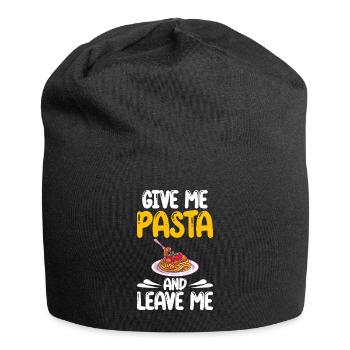 Pasta Lover Gifts - Jersey Beanie - black - Front