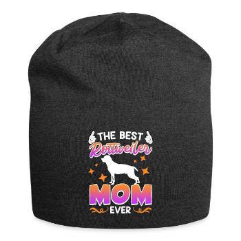 Rottie MEILLEUR ROTTWEILER DU MONDE MAMAN Rottweiler - Bonnet en jersey - charbon - Devant