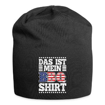 Grillmeister This is my Meat Smoking Shirt USA - Jersey-Beanie - Schwarz - Vorne