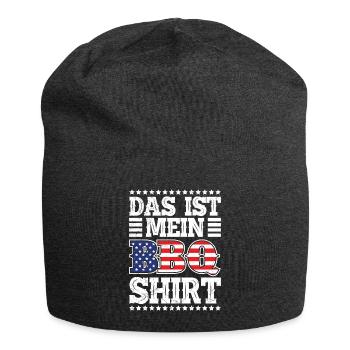 Grillmeister This is my Meat Smoking Shirt USA - Jersey Beanie - charcoal grey - Front