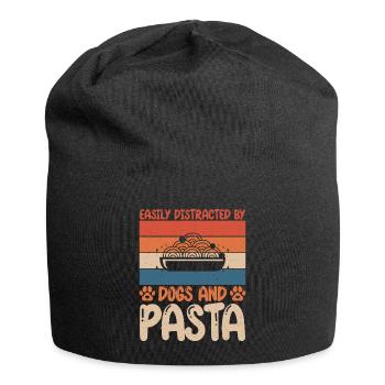 Pasta Lover Gifts - Jersey Beanie - black - Front
