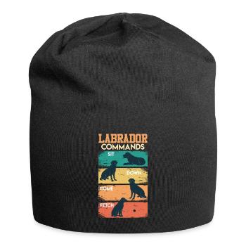 Labrador COMMANDOS Labrador Lover Drôle - Bonnet en jersey - noir - Devant