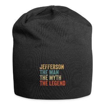 Jefferson the man the myth - Jersey-Beanie - Schwarz - Vorne