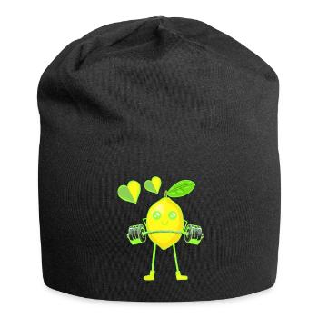 Lemon Poids Exercice Poids GYM Exercice Muscles - Bonnet en jersey - noir - Devant