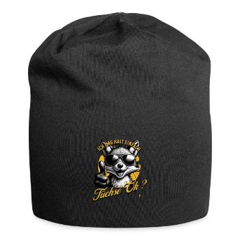 I just like foxes - Jersey Beanie - black - Front