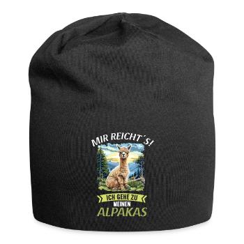 Alpaga Alpagas Alpaga - Bonnet en jersey - noir - Devant