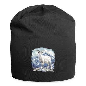 Alpine Goat Mountain Goats Mountain Goat - Jersey Beanie - black - Front