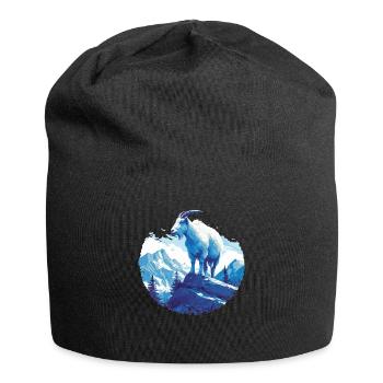 Alpine Goat Mountain Goats Mountain Goat - Jersey Beanie - black - Front