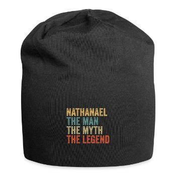 Nathanaël l’homme le mythe - Bonnet en jersey - noir - Devant