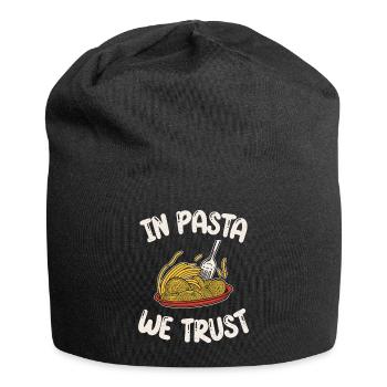 Pasta Lover Gifts - Jersey Beanie - black - Front