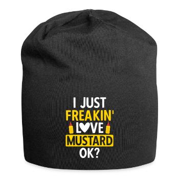 Senf Mustard - Jersey Beanie - black - Front