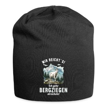 Alpine Goat Mountain Goats Mountain Goat - Jersey Beanie - black - Front