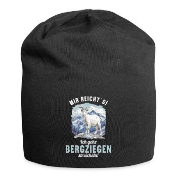 Alpine Goat Mountain Goats Mountain Goat - Jersey Beanie - black - Front