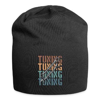 Tournevis accordeur - Bonnet en jersey - noir - Devant