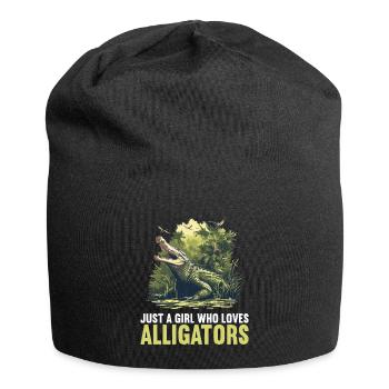 Alligatoren Alligator - Jersey-Beanie - Schwarz - Vorne
