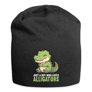 Alligatoren Alligator - Jersey-Beanie - Schwarz - Vorne