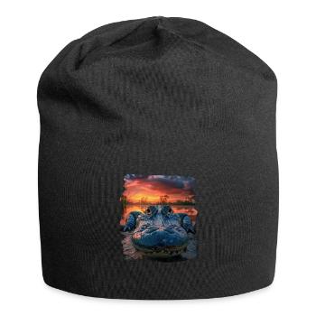 Alligatoren Alligator - Bonnet en jersey - noir - Devant