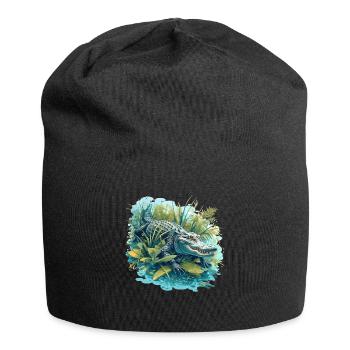 Alligatoren Alligator - Bonnet en jersey - noir - Devant
