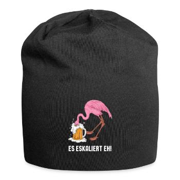 Costume de flamant rose de carnaval de festival de carnaval - Bonnet en jersey - noir - Devant