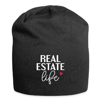 Real Estate Agent Real Estate Agent Gift - Jersey Beanie - black - Front