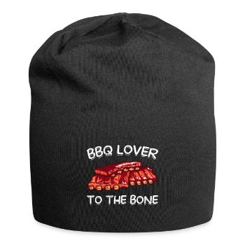 BBQ Lover to the Bone Grill Party Meat Lovers - Jersey Beanie - black - Front