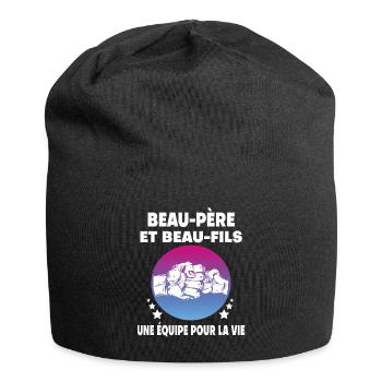 Vintage Father-in-Law and Men's Stepson - Jersey Beanie - black - Front