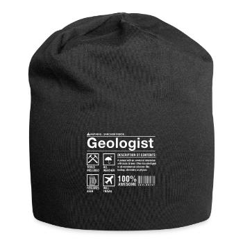 Der Humor Der Paläontologie Dinosaurier - Jersey-Beanie - Schwarz - Vorne