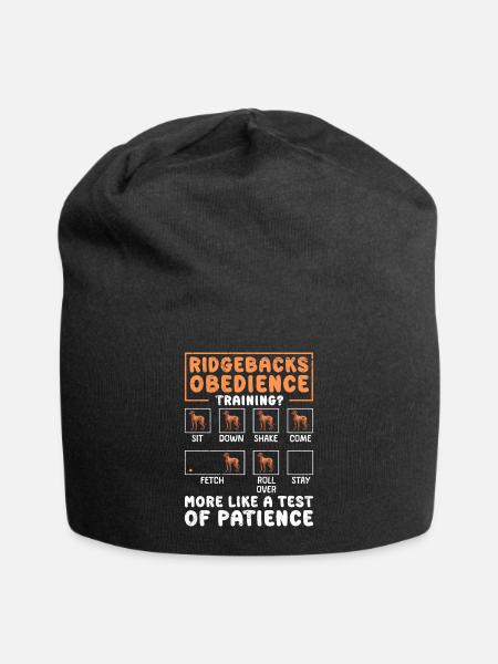 RIDGEBACKS GEHORSAMKEITSTRAINING Lustiges - Jersey-Beanie - Schwarz