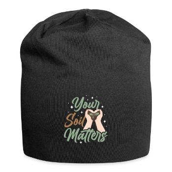 Dear Soil Science Agricultural Scientist - Jersey Beanie - black - Front